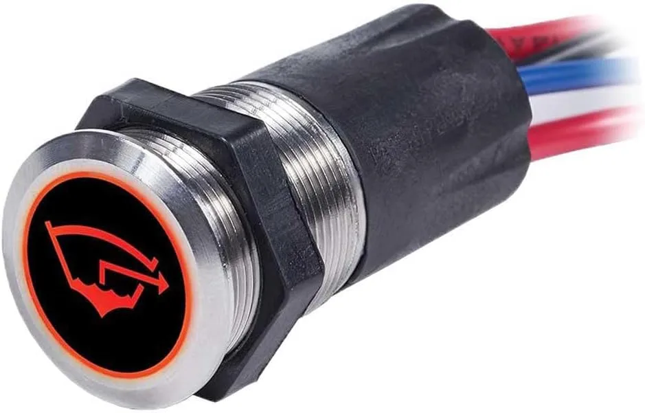 Blue Sea Systems 4180 Backlit Push Button Switch 15A OFF-ON