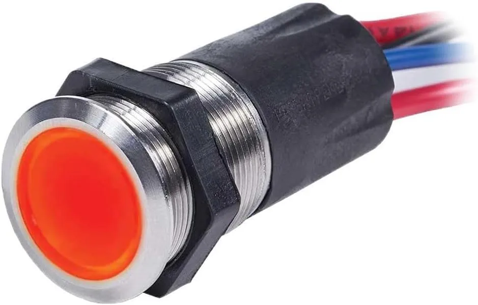 Blue Sea Systems 4180 Backlit Push Button Switch 15A OFF-ON