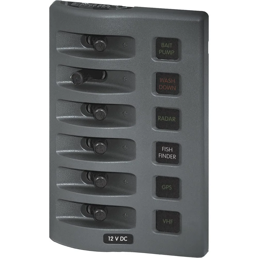 Blue Sea Systems WeatherDeck Waterproof Switch, Fuse & Circuit Breaker Panels