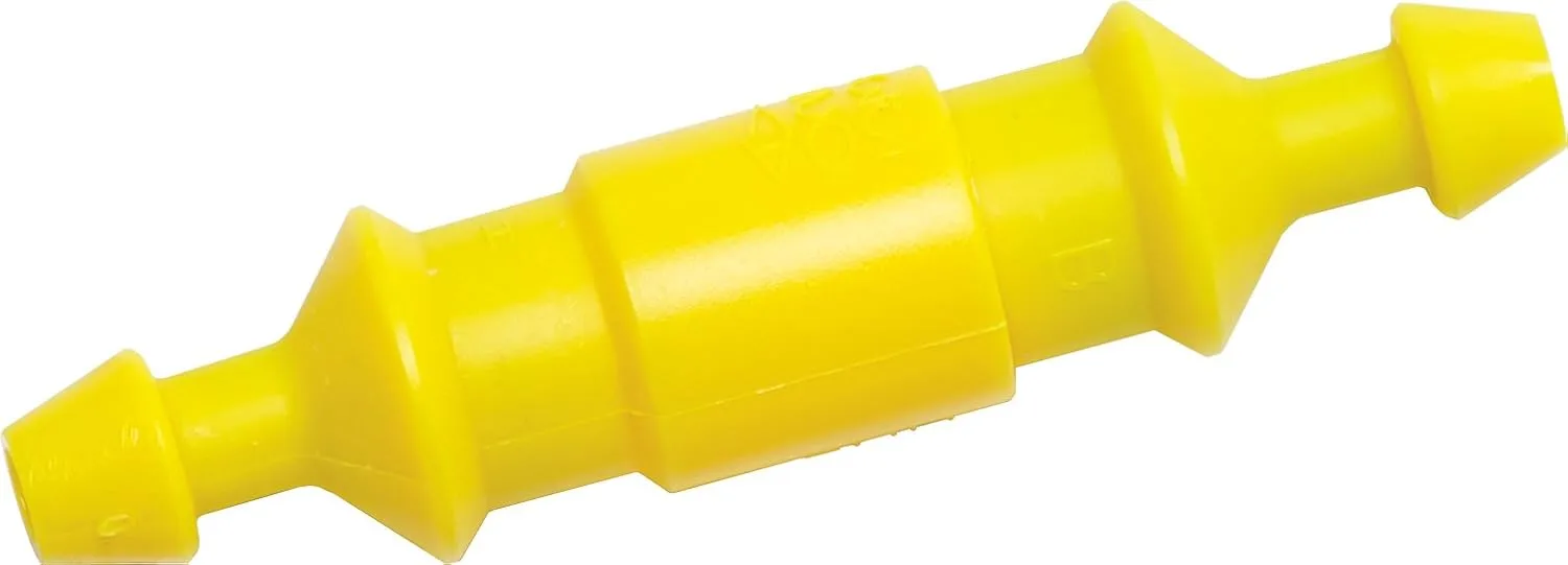 Blue Sea Systems 5060 Crimpable In-Line AGC/MDL Fuse Holder, Yellow