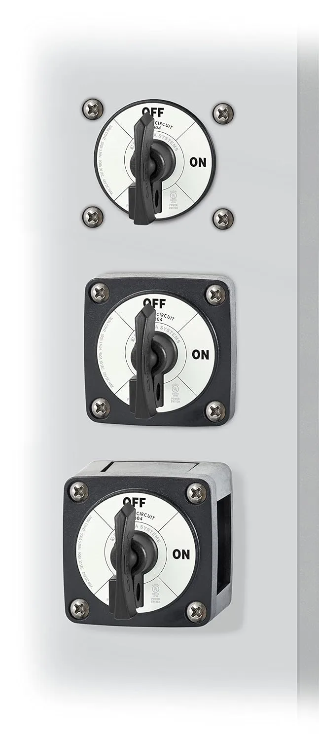 Blue Sea Systems m-Series Mini Battery Switches & Keys