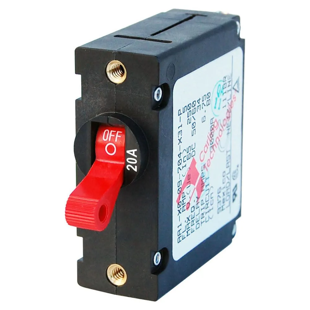 Blue Sea Systems Single Pole AC/DC Magnetic World Circuit Breaker