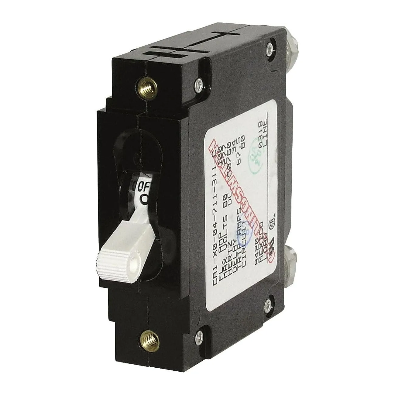 Blue Sea Systems C-Series Single Pole Toggle Circuit Breaker