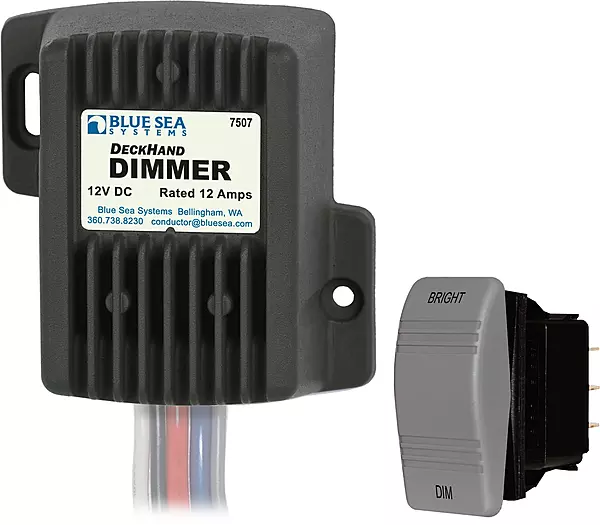 Blue Sea Systems 7507 12V DC 12A Deckhand Dimmer