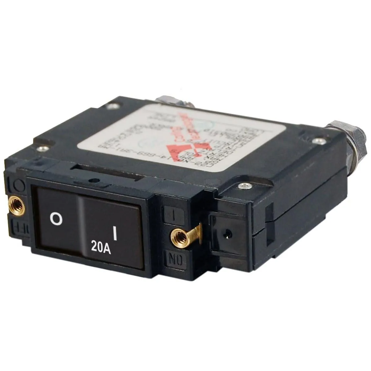 Blue Sea Systems C-Series Flat Rocker Circuit Breaker - Single Pole