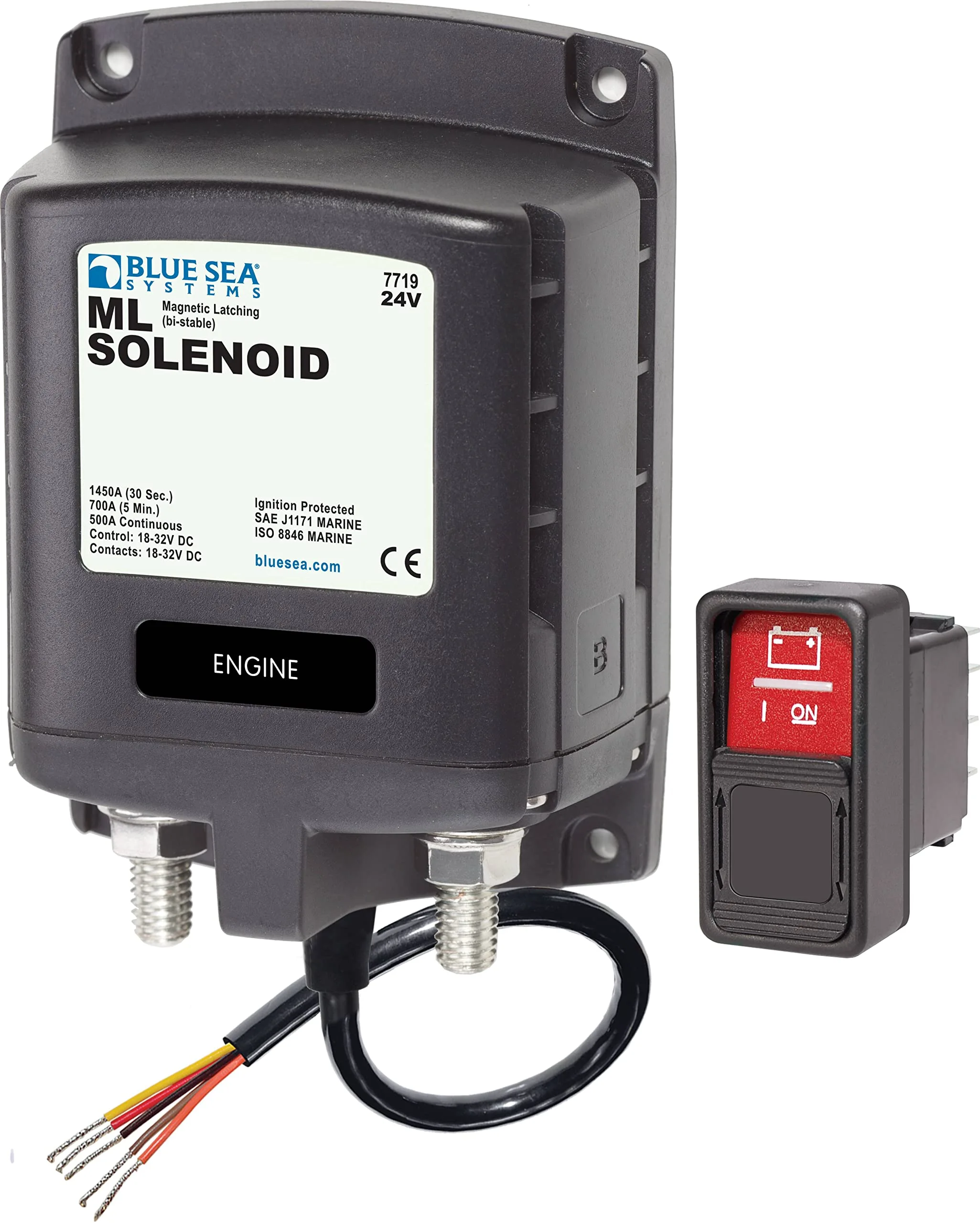Blue Sea Systems 7719 ML-Series Solenoid Switch 24V