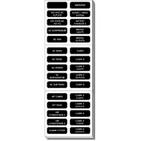 Blue Sea Systems 8067 AC Panel Extended 120 Label Set