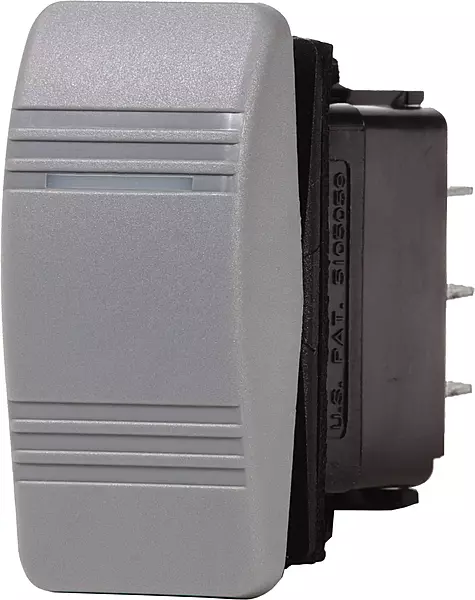 Blue Sea Systems 8233 Contura (ON)-OFF-ON SPDT Switch, Grey