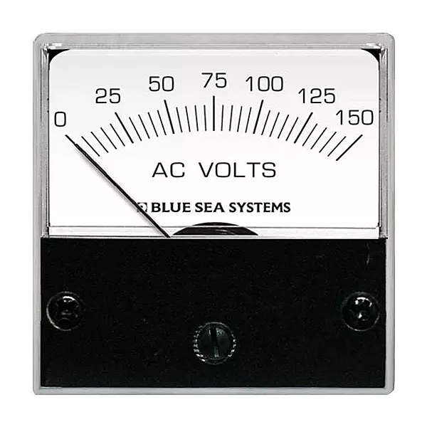 Blue Sea Systems 8244 AC Analog Micro Voltmeter, 2" Face, 0-150 Volts AC