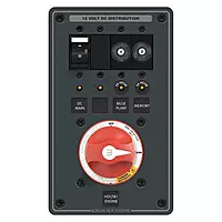 Blue Sea Systems 8686 Dual-Battery m-Series Dual Circuit Plus Panel DC Battery Management