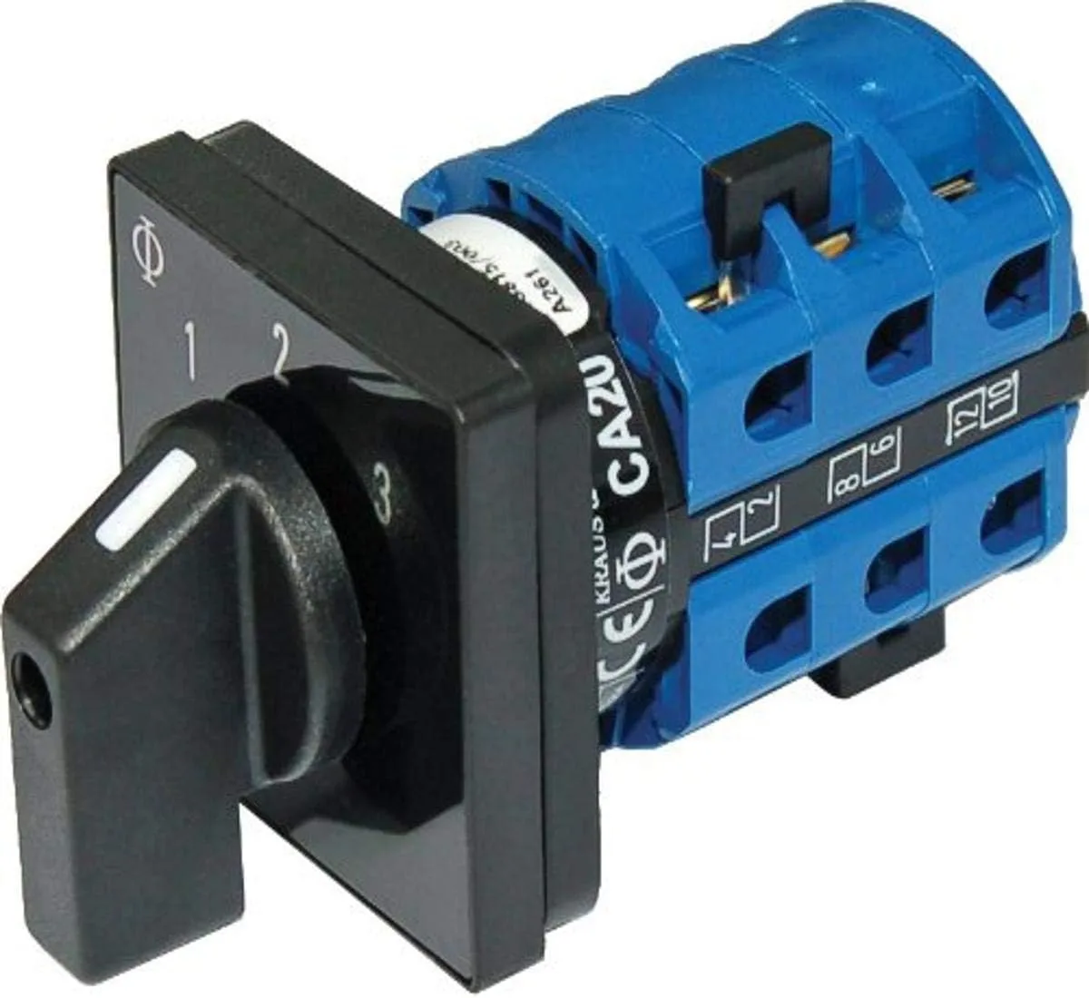 Blue Sea Systems 9010 AC Rotary Switch - OFF + 3 Positions 120V AC 30A, Beige