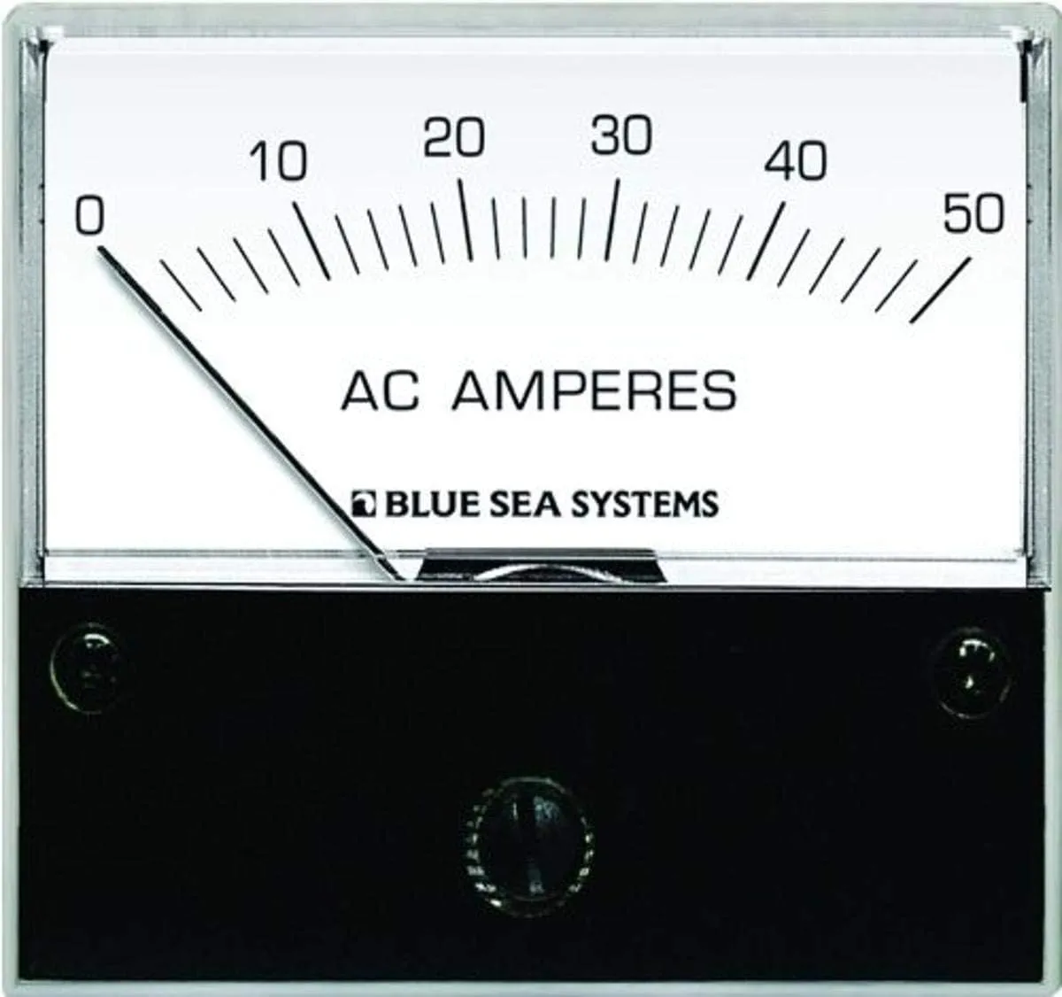 Blue Sea 9630 AC Analog Ammeter 0-50 Amperes AC