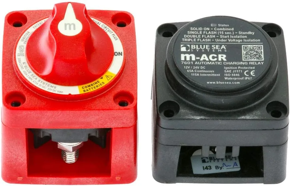 Blue Sea Systems Add-A-Battery Kit, 65A, Display Pack