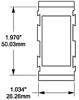 BLUE SEA SYSTEMS Contura Switch Mounting Panel