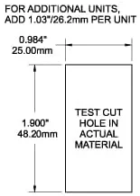 BLUE SEA SYSTEMS Contura Switch Mounting Panel