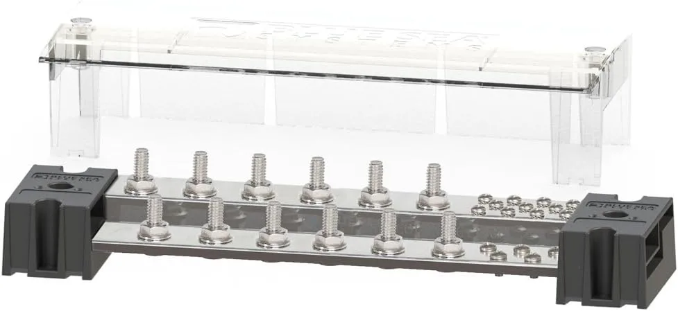 Blue Sea Systems 1993 PowerBar 1000 Stud with Cover, 12 x 5/16"