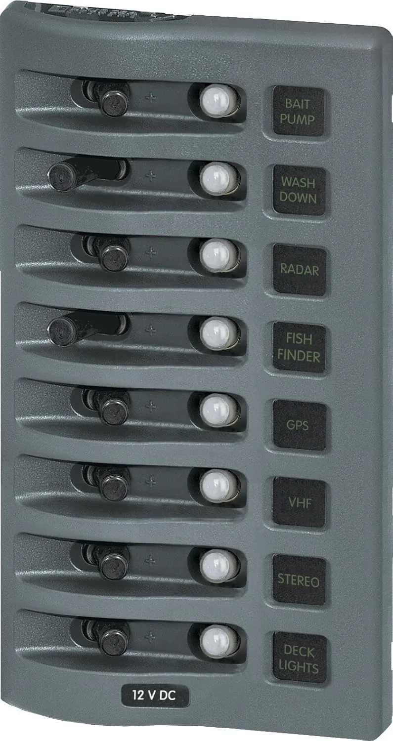 Blue Sea Systems WeatherDeck Waterproof Switch, Fuse & Circuit Breaker Panels