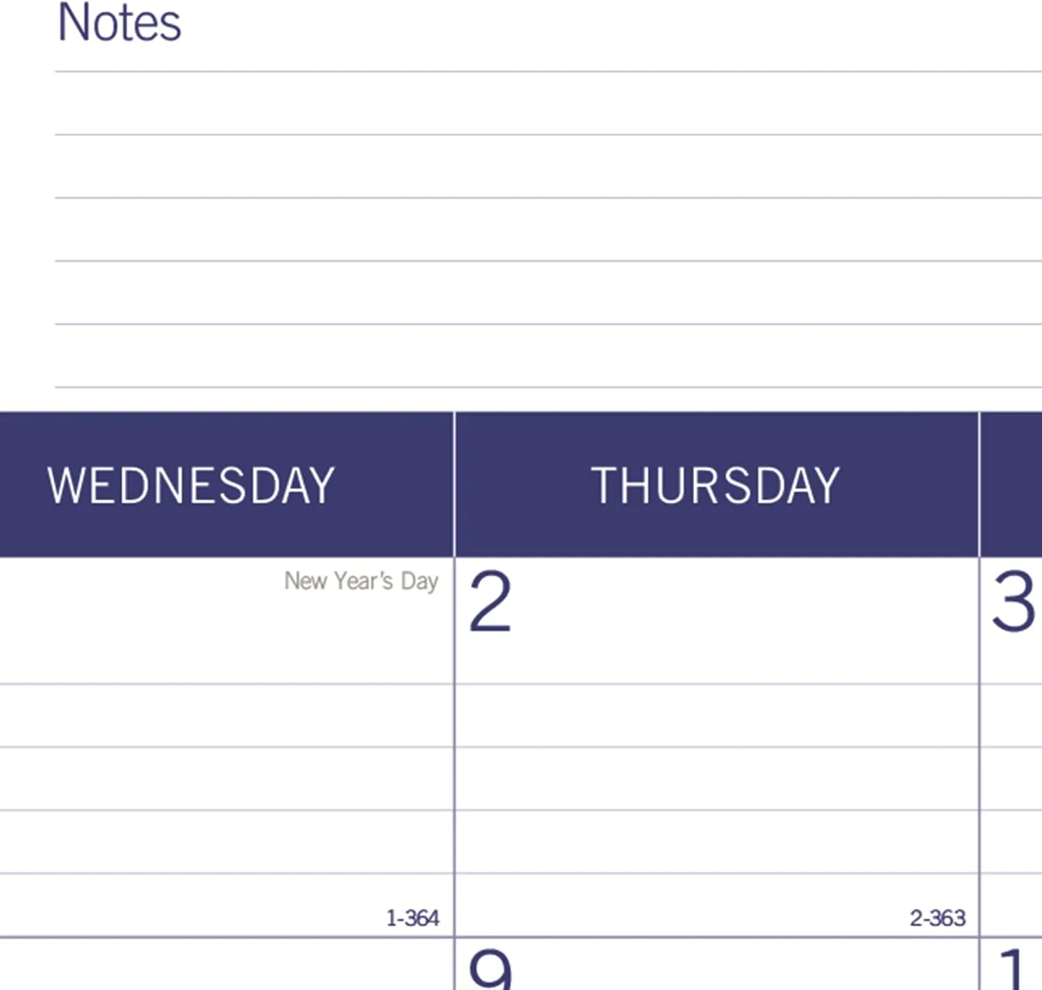 Blueline® 2025 DuraGlobe™ Monthly Desk Pad Calendar, 12 Months, January to December, 22" x 17", English (C177227-25)