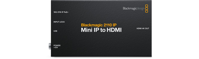 Blackmagic Design 2110 IP Mini IP to HDMI Converter