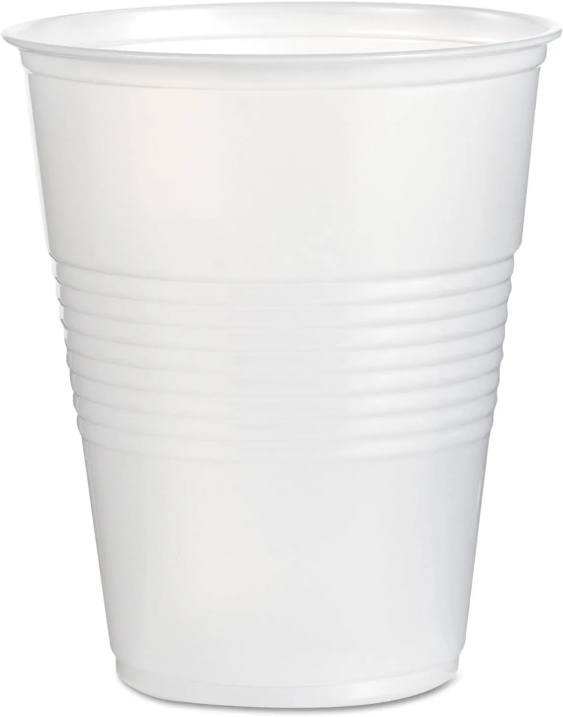 Boardwalk TRANSCUP16CT Translucent Plastic Cold Cups, 16oz, 50/Bag, 20 Bags/Carton