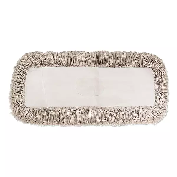 Boardwalk BWK1336 36 in. x 5 in. Industrial Washable Dust Mop Head - White