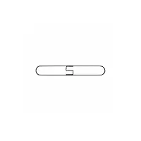 Boardwalk Zinc-Plated Clip-On Dust Mop Frame, 36in x 5in, Black