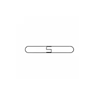 Boardwalk Zinc-Plated Clip-On Dust Mop Frame, 36in x 5in, Black