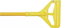 Boardwalk Quick-Change Side-Latch Mop-Head Handle, Yellow