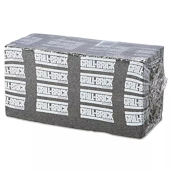3M Grill-Brick Grill Cleaner GB12, 12 Pack of 3.5 in x 4 in x 8 in Grill Bricks, Heavy Duty
