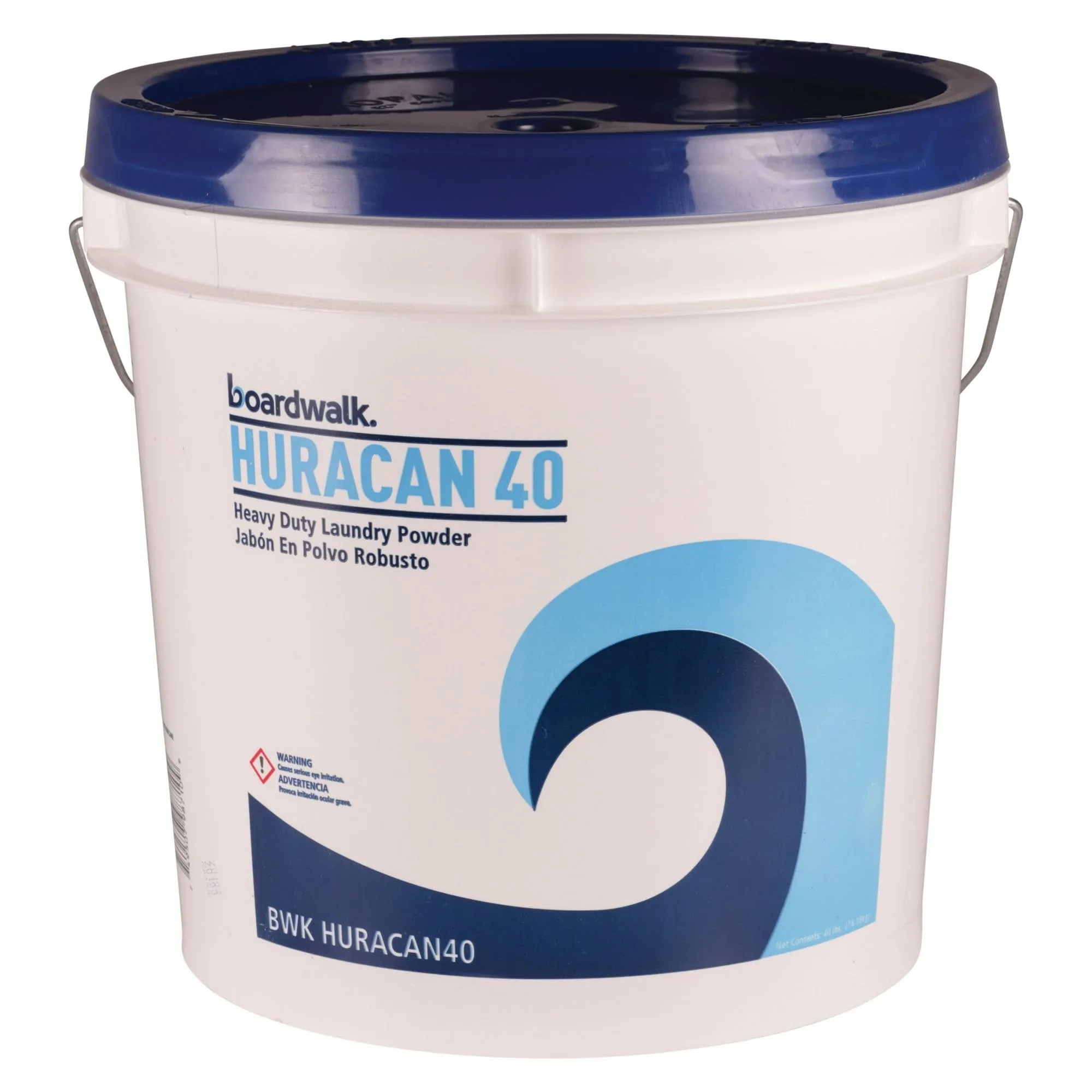 Boardwalk BWKHURACAN40 Low Suds Industrial Powder Laundry Detergent, Fresh Lemon Scent, 40lb Pail 640 Ounce (Pack of 1)