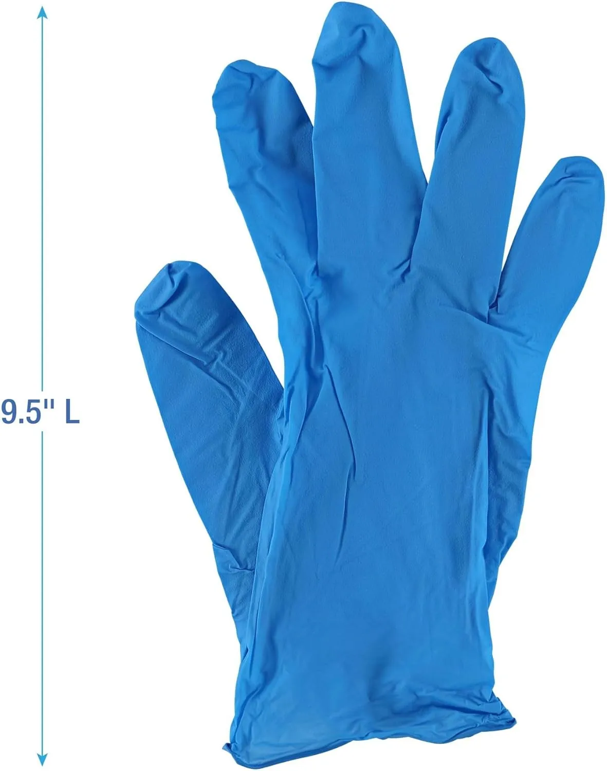 Boardwalk Disposable General-Purpose Powder-Free Nitrile Gloves, Medium, Blue, 5mil, Box Of 100 Gloves