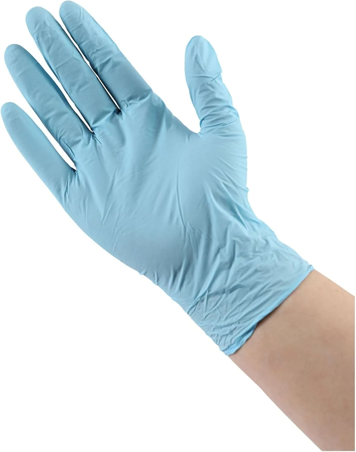 Boardwalk Disposable General-Purpose Powder-Free Nitrile Gloves, Large, Blue, 5mil, Box Of 100 Gloves