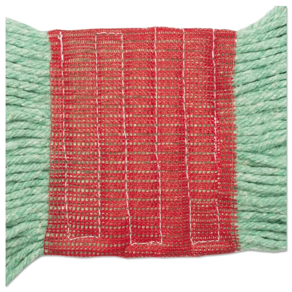 Boardwalk 503GNEA Super Loop Wet Mop Head, Cotton/Synthetic, Large Size, Green