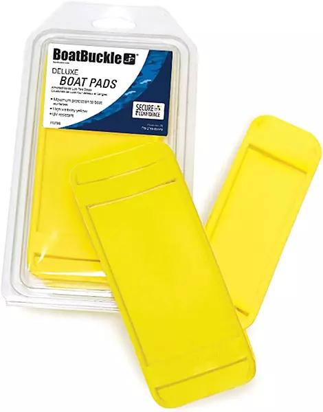 BoatBuckle Boat Pads, Ratchet Strap Protectors, Protective Sleeves for Trailer Tie Down Straps