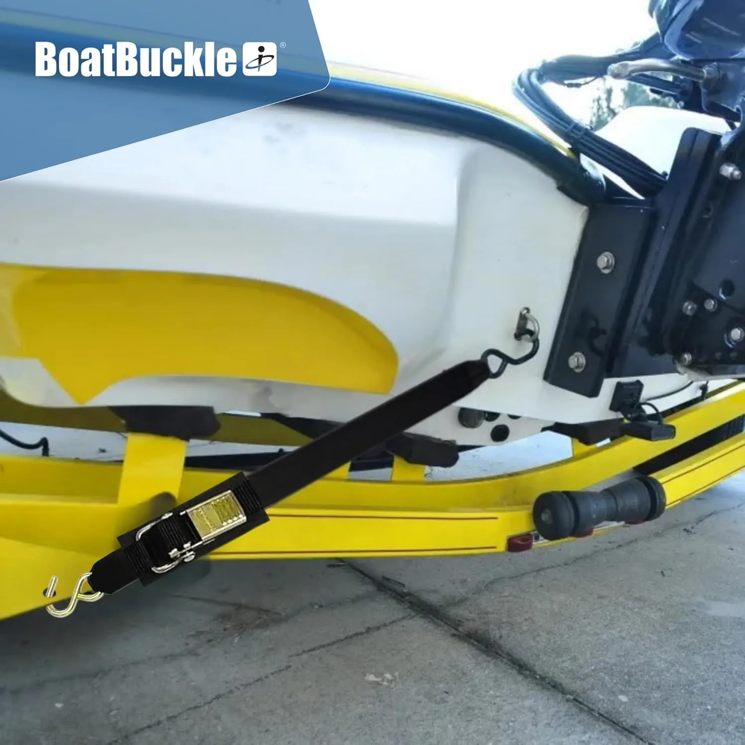 BoatBuckle Kwik-Lok Transom Tie-Downs (Pair)
