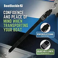 BoatBuckle Stainless Steel Kwik-Lok Transom Tie-Downs