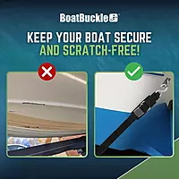 BoatBuckle Stainless Steel Kwik-Lok Transom Tie-Downs