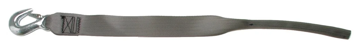 BoatBuckle F07674 Winch Strap w/ Hook & Safety Latch — 2" x 20', 1,333 lb WLL
