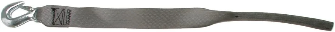 BoatBuckle F07674 Winch Strap w/ Hook & Safety Latch — 2" x 20', 1,333 lb WLL