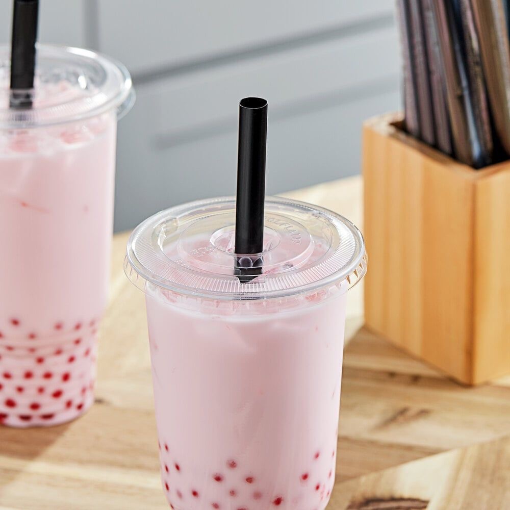WRAPPED BLACK BOBA STRAWS (13MM)