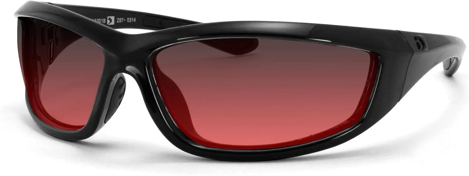 BOBSTER Charger Square Sunglasses, ANSI Z87