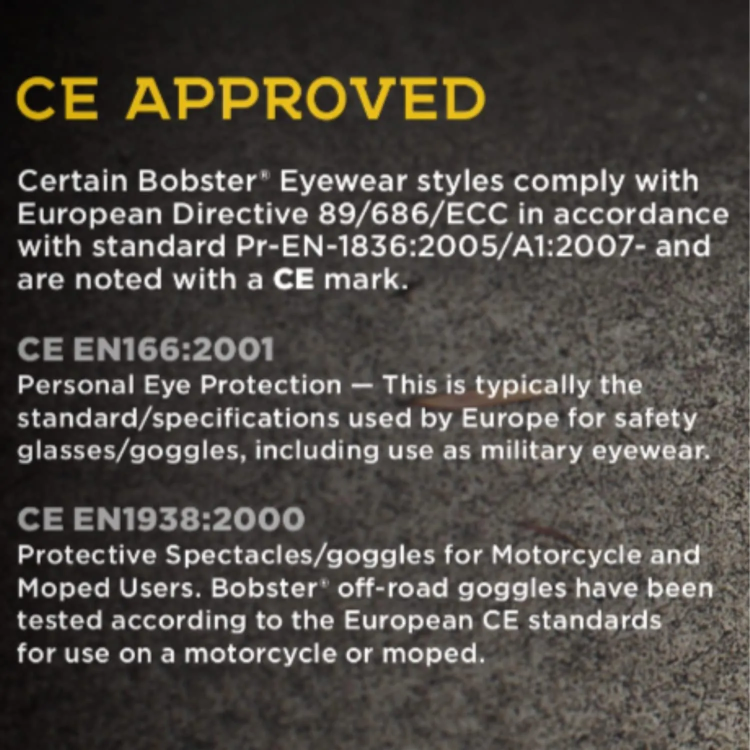 BOBSTER Cruiser Goggles