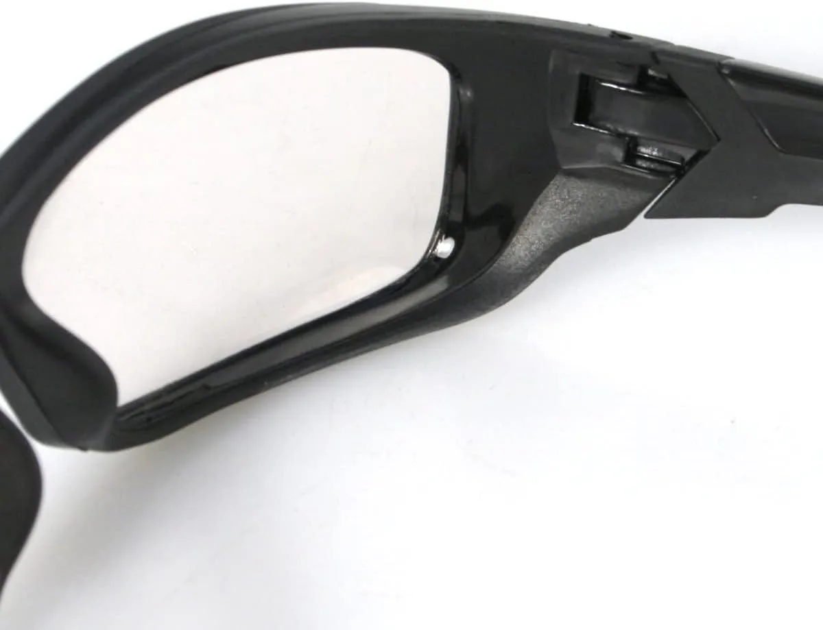 Bobster ® Hooligan, Gloss Black Frame, Clear Photochromic Lens