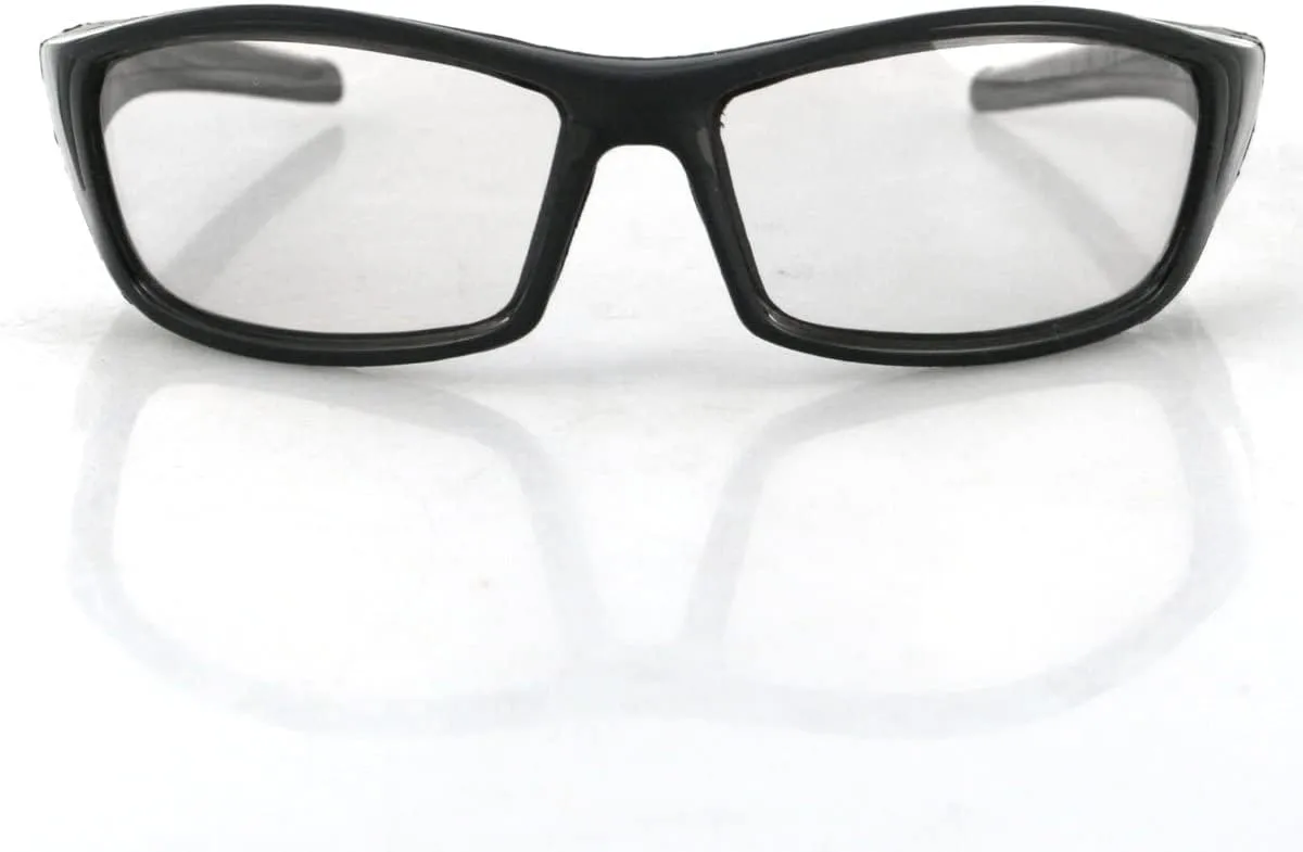 Bobster ® Hooligan, Gloss Black Frame, Clear Photochromic Lens