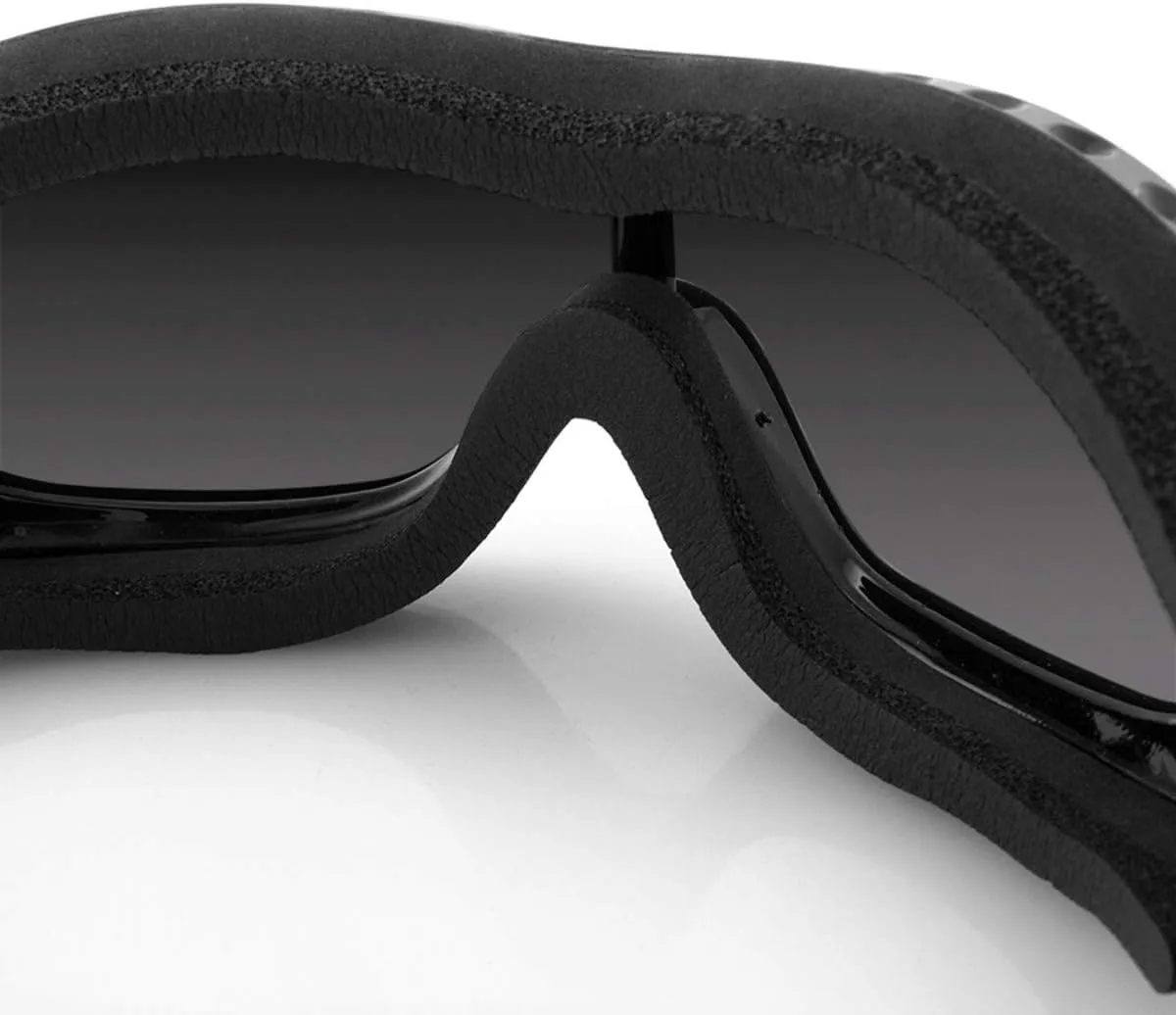 Bobster Night Hawk, Gloss Black Frame, Smoked Photochromic Lens