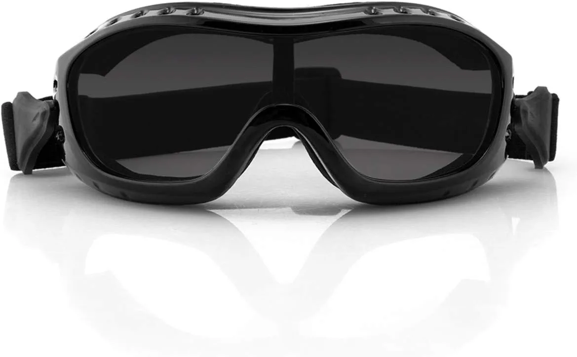 Bobster Night Hawk, Gloss Black Frame, Smoked Photochromic Lens