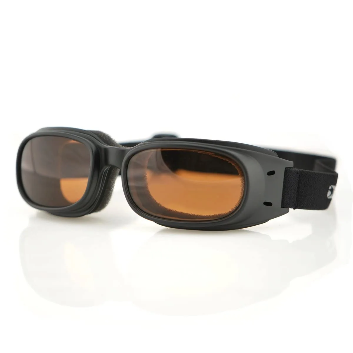 Bobster Piston Goggles, Matte Black Rubber Frame
