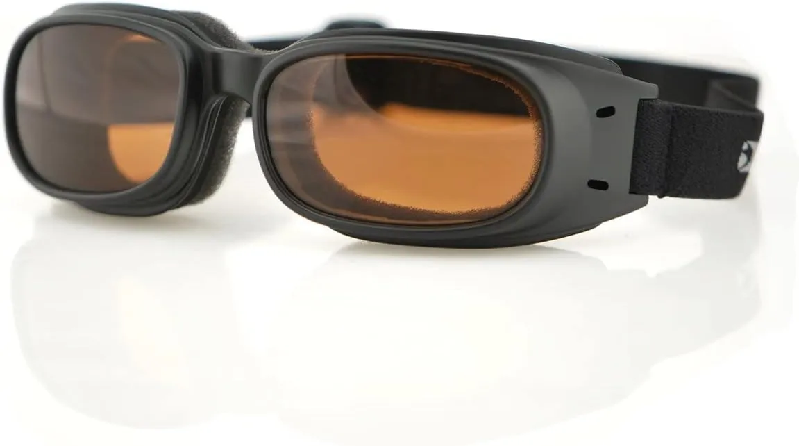 Bobster Piston Goggles, Matte Black Rubber Frame