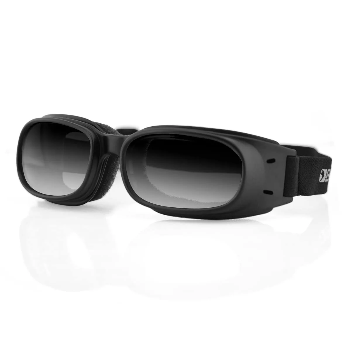 Bobster Piston Goggles, Matte Black Rubber Frame