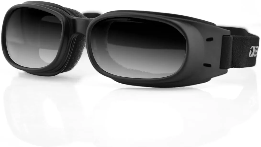 Bobster Piston Goggles, Matte Black Rubber Frame